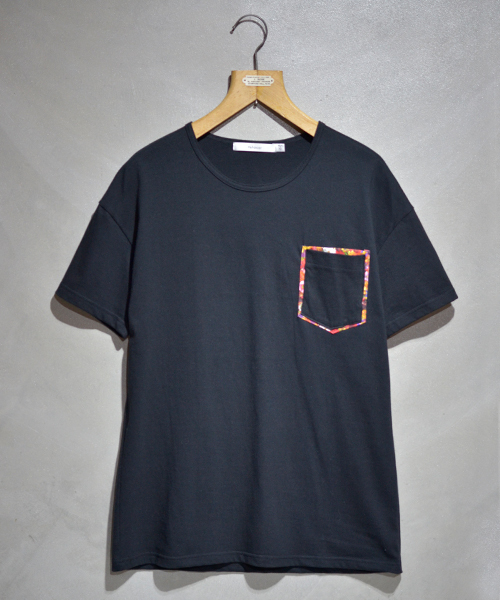 rehacer（レアセル）の「Flower 2layer Pocket T（Tシャツ/カットソー・メンズ・ブラック/グレー/ホワイト・X-LARGE/MEDIUM/SMALL/LARGE）」の9枚目の写真