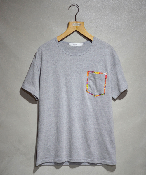 rehacer（レアセル）の「Flower 2layer Pocket T（Tシャツ/カットソー・メンズ・ブラック/グレー/ホワイト・X-LARGE/MEDIUM/SMALL/LARGE）」の10枚目の写真