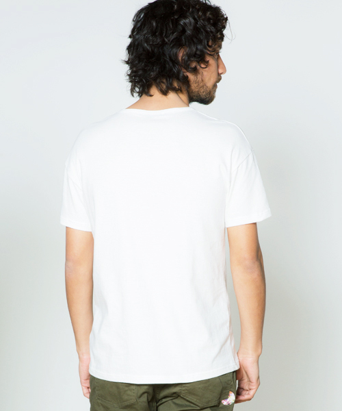 rehacer（レアセル）の「Flower 2layer Pocket T（Tシャツ/カットソー・メンズ・ブラック/グレー/ホワイト・X-LARGE/MEDIUM/SMALL/LARGE）」の12枚目の写真