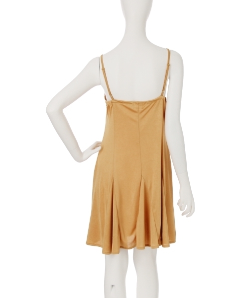 merry jenny(メリージェニー)の「レースサテンペチワンピース(ワンピース・レディース・ブラック/イエロー/ベージュ/ピンク・FREE)」の11枚目の写真