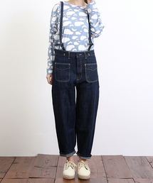 CUBE SUGAR | 11ozデニム サスペンダー付きパンツ(デニムパンツ)