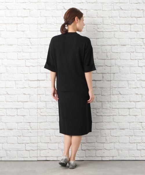 LEPSIM(レプシィム)の「12Gニットセットアップ 748947(ワンピース・レディース・ブラック/グリーン・LARGE/MEDIUM)」の12枚目の写真