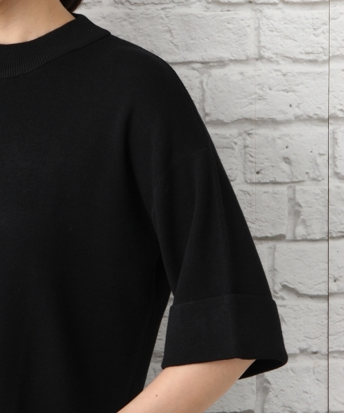 LEPSIM(レプシィム)の「12Gニットセットアップ 748947(ワンピース・レディース・ブラック/グリーン・LARGE/MEDIUM)」の14枚目の写真