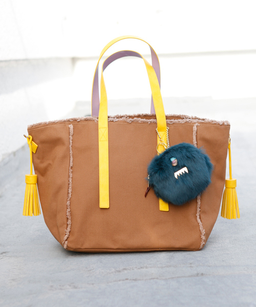 ACCOMMODE（アコモデ）の「モンスターファーミニポーチ（ポーチ・レディース・アイボリー/ブラック/ベージュ/グリーン/ライトグリーン/ピンク/レッド/グレー/ブルー/コーラルピンク・FREE）」の20枚目の写真