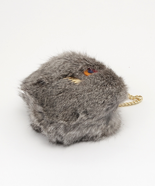 ACCOMMODE（アコモデ）の「モンスターファーミニポーチ（ポーチ・レディース・アイボリー/ブラック/ベージュ/グリーン/ライトグリーン/ピンク/レッド/グレー/ブルー/コーラルピンク・FREE）」の14枚目の写真