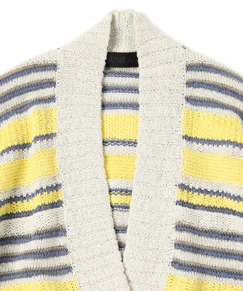 And A（アンドエー）の「ループヤーンカーディガン（カーディガン/ボレロ・レディース・グレー/ネイビー/イエロー/イエロー系その他/アイボリー・38）」の12枚目の写真