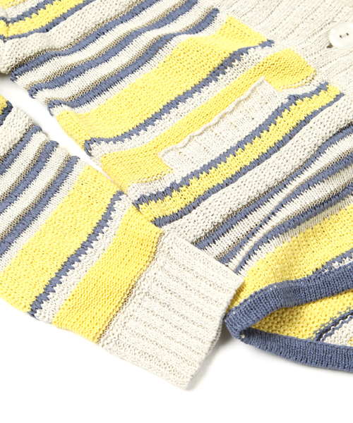 And A（アンドエー）の「ループヤーンカーディガン（カーディガン/ボレロ・レディース・グレー/ネイビー/イエロー/イエロー系その他/アイボリー・38）」の10枚目の写真