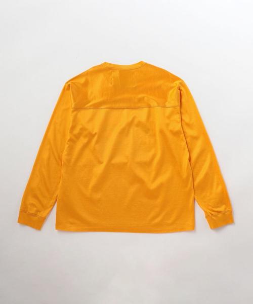 UNITED ARROWS & SONS（ユナイテッドアローズアンドサンズ）の「UNITED ARROWS & SONS（ユナイテッドアローズ＆サンズ）MAT/M FOOTBOOL TEE ◆（Tシャツ/カットソー・メンズ・イエロー/パープル・MEDIUM/SMALL/LARGE/X-LARGE）」の3枚目の写真