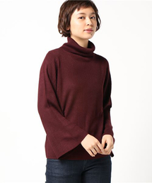 earth music&ecology | ・ベルスリーブタートルニットプルオーバー(ニット/セーター)