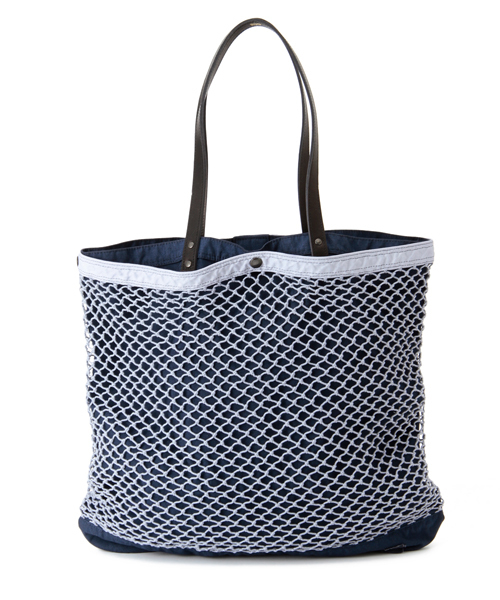 VAINL ARCHIVE（ヴァイナルアーカイブ）の「VAINL ARCHIVE×PORTER TOTE BAG（トートバッグ・メンズ・ブラウン/ネイビー・ONE SIZE）」の2枚目の写真