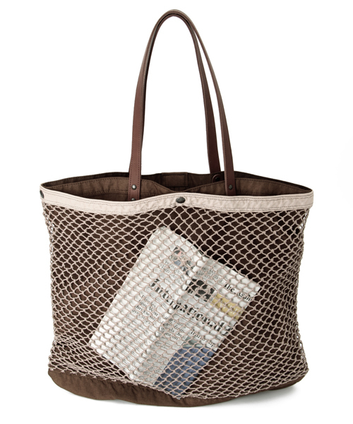 VAINL ARCHIVE（ヴァイナルアーカイブ）の「VAINL ARCHIVE×PORTER TOTE BAG（トートバッグ・メンズ・ブラウン/ネイビー・ONE SIZE）」の8枚目の写真