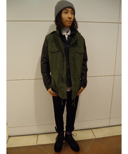 603（ロクマルサン）の「603 ニット帽（ニットキャップ/ビーニー・メンズ・ベージュ/ブラック/グレー/ダークグレー/ローズ/ワイン・FREE）」の9枚目の写真