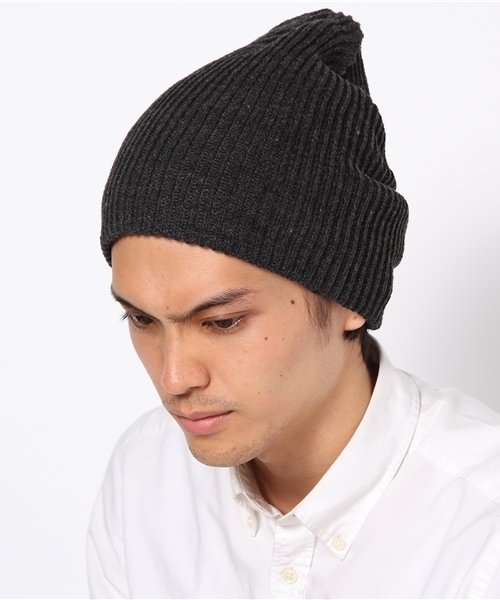 603（ロクマルサン）の「603 ニット帽（ニットキャップ/ビーニー・メンズ・ベージュ/ブラック/グレー/ダークグレー/ローズ/ワイン・FREE）」の11枚目の写真