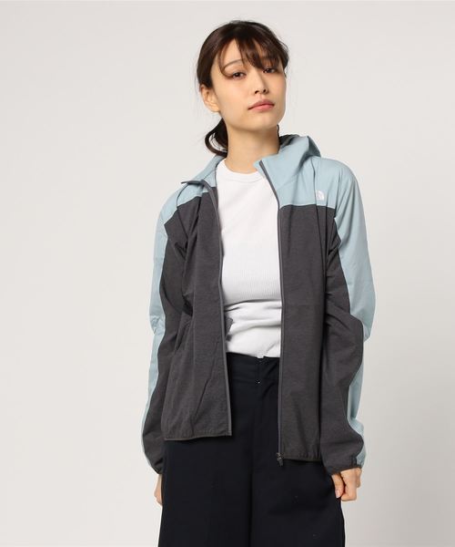 ノースフェイス ランニング ジャケット レディース THE NORTH FACE 夏用 メッシュ 高通気 UVカット 女性用 ジョギング トレーニング スポーツウェア /NPW22381 ノースフェイス ナイロンジャケット レディース L スポーツウェア