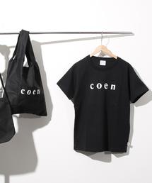 coen | 【WOMENS】coen(コーエン)ロゴTシャツ(Tシャツ/カットソー)