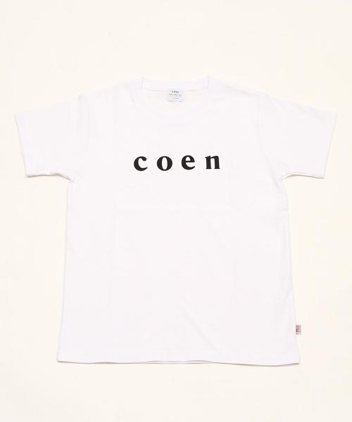 coen（コーエン）の「【WOMENS】coen(コーエン)ロゴTシャツ（Tシャツ/カットソー・レディース・ブラック/ホワイト/ネイビー/ライトピンク・MEDIUM/LARGE）」の6枚目の写真