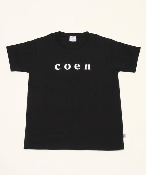 coen（コーエン）の「【WOMENS】coen(コーエン)ロゴTシャツ（Tシャツ/カットソー・レディース・ブラック/ホワイト/ネイビー/ライトピンク・MEDIUM/LARGE）」の8枚目の写真