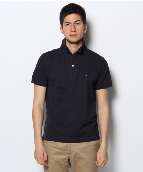 TOMMY HILFIGER（トミーヒルフィガー）の「NEW TOMMY KNIT POLO（ポロシャツ・メンズ・レッド/グレー/ネイビー/ホワイト・XX-LARGE/SMALL/X-LARGE/MEDIUM/LARGE）」の3枚目の写真