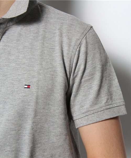 TOMMY HILFIGER（トミーヒルフィガー）の「NEW TOMMY KNIT POLO（ポロシャツ・メンズ・レッド/グレー/ネイビー/ホワイト・XX-LARGE/SMALL/X-LARGE/MEDIUM/LARGE）」の8枚目の写真
