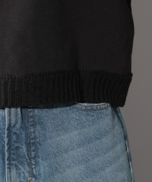 PAGEBOY(ページボーイ)の「スパイラルスリーブプルオーバー(スウェット・レディース・ブラック/オフホワイト/ボルドー・FREE)」の15枚目の写真