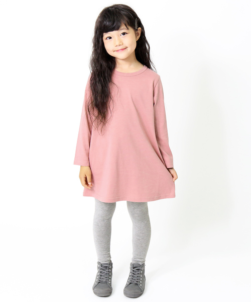 devirock（デビロック）の「全15色 天使のレギンス 10分丈（レギンス/スパッツ・キッズ・マスタード/ホワイト系その他/ブラック系その他/ブラック系その他2/ブラック系その他3/杢グレー/ダークネイビー/ホワイト/ブルー系その他/パープル系その他/ワイン/ブラック/ヘザーチャコール/スモークピンク/カーキ・160cm/150cm/140cm/130cm/120cm/110cm/100cm/90cm/80ｃｍ）」の22枚目の写真