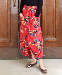 チャイハネ | 【チャイハネ】yul フォークロアプリント変形スカート(スカート)