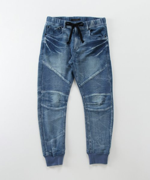 VENCEEXCHANGE(ヴァンスエクスチェンジ)の「ドビーバイカーデニムパンツ(その他パンツ・メンズ・ネイビー/グレー/ブルー・S/M/L)」の1枚目の写真