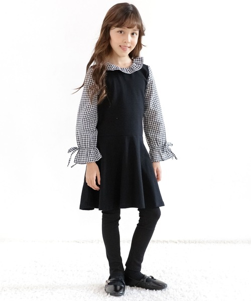 ギンガムチェック ストライプ 長袖ワンピース ワンピース Bee Des Bee ビーデスビー のファッション通販 Zozotown