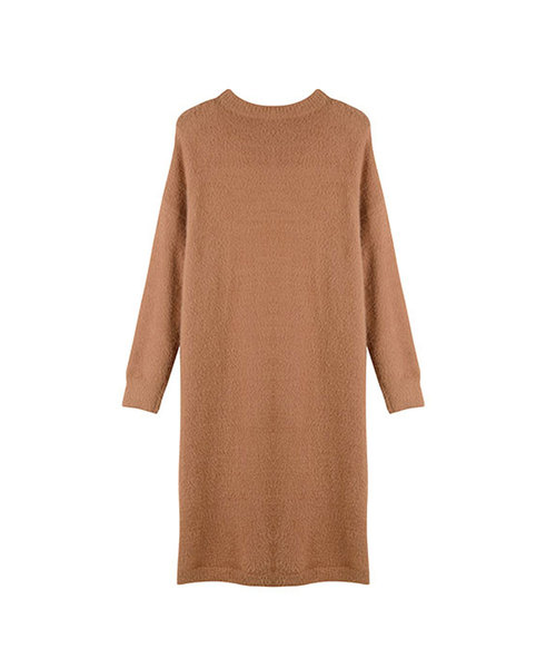 SAISON DE PAPILLON(セゾンドパピヨン)の「Vネックチョーカー風デザインシャギーニットワンピース(ワンピース・レディース・ネイビー/ブラウン/ワインレッド・M/L)」の20枚目の写真