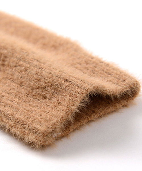 SAISON DE PAPILLON(セゾンドパピヨン)の「Vネックチョーカー風デザインシャギーニットワンピース(ワンピース・レディース・ネイビー/ブラウン/ワインレッド・M/L)」の19枚目の写真