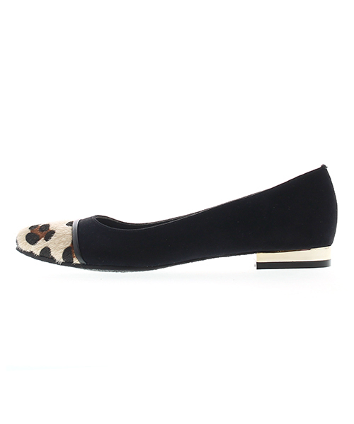 JELLY BEANS（ジェリービーンズ）の「【Made in Japan】アニマルコンビパンプス(138-1070)JELLY BEANS(ジェリービーンズ)（パンプス・レディース・ブラック/グリーン/キャメル・22.5/23/23.5/24/24.5）」の4枚目の写真