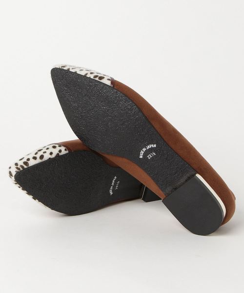 JELLY BEANS（ジェリービーンズ）の「【Made in Japan】アニマルコンビパンプス(138-1070)JELLY BEANS(ジェリービーンズ)（パンプス・レディース・ブラック/グリーン/キャメル・22.5/23/23.5/24/24.5）」の14枚目の写真