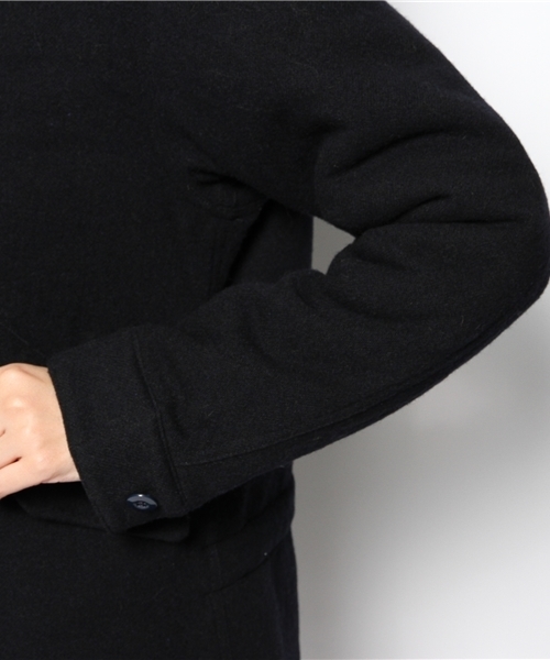 BEAMS BOY(ビームスボーイ)の「BEAMS BOY / フラノ MODS パーカ(モッズコート・レディース・オリーブ/ネイビー・ONE SIZE)」の8枚目の写真