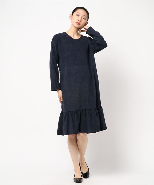 セール 裾フリルコーデュロイワンピース ワンピース Auli アウリィ のファッション通販 Zozotown