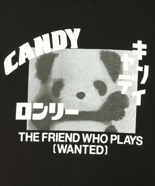 Candy Stripper（キャンディストリッパー）の「CANDY LONELY Tシャツ（Tシャツ/カットソー・レディース・ブラック/オフホワイト/イエロー/レッド/ピンク・2/3/4）」の10枚目の写真