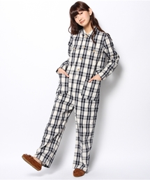 BEAMS BOY | 【リンネル 6月号 掲載】BEAMS BOY / 綿麻 チェック オールインワン(つなぎ/オールインワン)