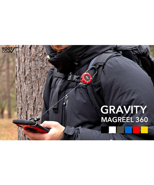ROOT CO.（ルート）の「リール キーホルダー マグネット ROOT CO. GRAVITY MAGREEL 360 アウトドア　コードリール（キーケース/キーアクセサリー・メンズ・ブラック/カーキ/イエロー/ブルー/ホワイト/レッド/ブラウン・FREE）」の14枚目の写真