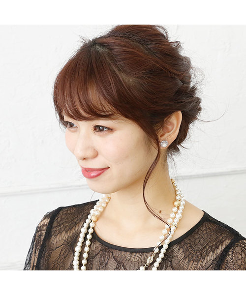 PourVous(プールヴー)の「サーキュラービジューピアス お呼ばれ 結婚式 オケージョン 同窓会(ピアス(両耳用)・レディース・シルバー/ゴールド・FREE)」の12枚目の写真
