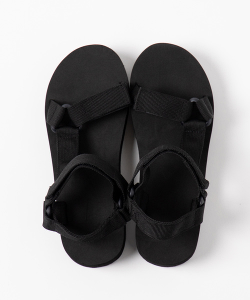 WEGO（ウィゴー）の「WEGO/フラットテープサンダル（サンダル・レディース・ブラック/ベージュ・MEDIUM/SMALL/LARGE）」の7枚目の写真