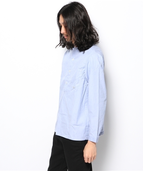 BEAMS(ビームス)の「○KEMPEL / コードレーン シャツ(シャツ/ブラウス・メンズ・ホワイト/サックスブルー・44/48/46)」の4枚目の写真