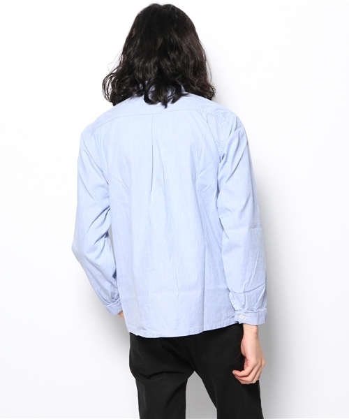 BEAMS(ビームス)の「○KEMPEL / コードレーン シャツ(シャツ/ブラウス・メンズ・ホワイト/サックスブルー・44/48/46)」の5枚目の写真