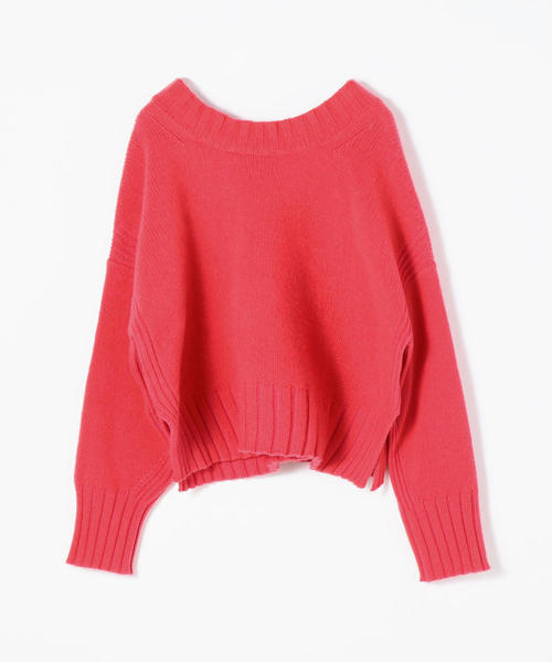 TOMORROWLAND （トゥモローランド）の「ウールカシミヤ 2-wayプルオーバー（ニット/セーター・レディース・ホワイト/ライトグレー/ピンク/ベージュ系その他2/グリーン/サックスブルー/ライトピンク/ライトパープル・S/L）」の10枚目の写真