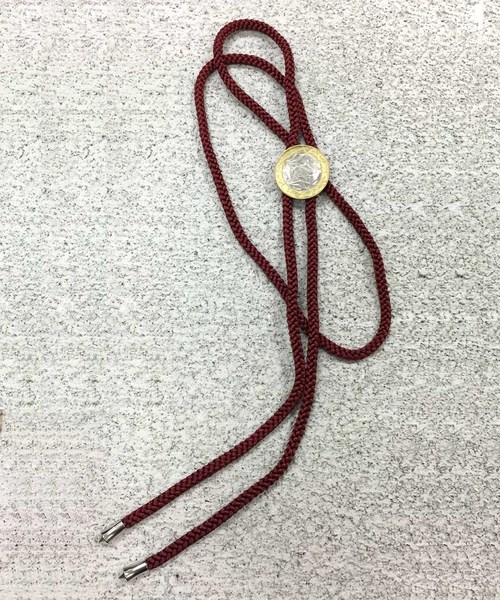 Pledge（プレッジ）の「【Ky】【Pledge（プレッジ）】イタリアコインループタイ（ネックレス・メンズ・ブラック/ブラウン/ベージュ/グリーン/ネイビー/ワインレッド/ブラック系その他/ブルー系その他/ブラウン系その他/ワイン系・FREE）」の9枚目の写真