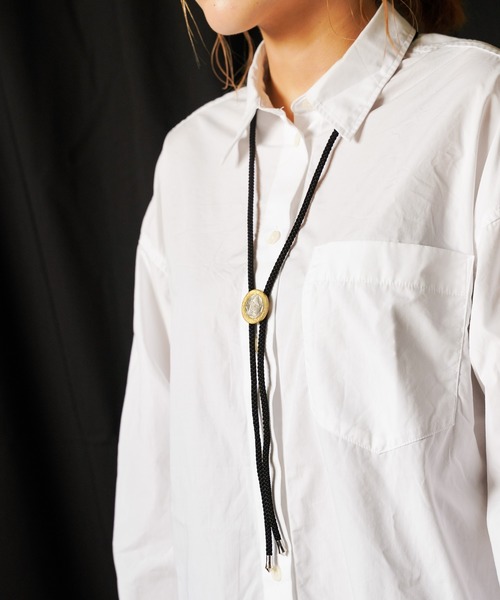 Pledge（プレッジ）の「【Ky】【Pledge（プレッジ）】イタリアコインループタイ（ネックレス・メンズ・ブラック/ブラウン/ベージュ/グリーン/ネイビー/ワインレッド/ブラック系その他/ブルー系その他/ブラウン系その他/ワイン系・FREE）」の19枚目の写真