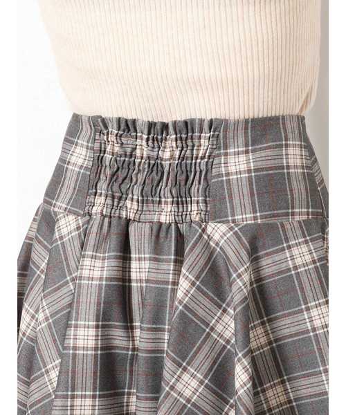 dazzlin(ダズリン)の「スクールチェックフレアショートパンツ(その他パンツ・レディース・ベージュ/グレー・SMALL/MEDIUM)」の15枚目の写真