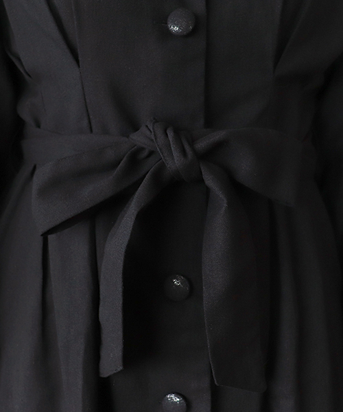 PairPair(ペアペア)の「リネンカイキンワンピース(ワンピース・レディース・ブラック/ダークブラウン・FREE)」の16枚目の写真