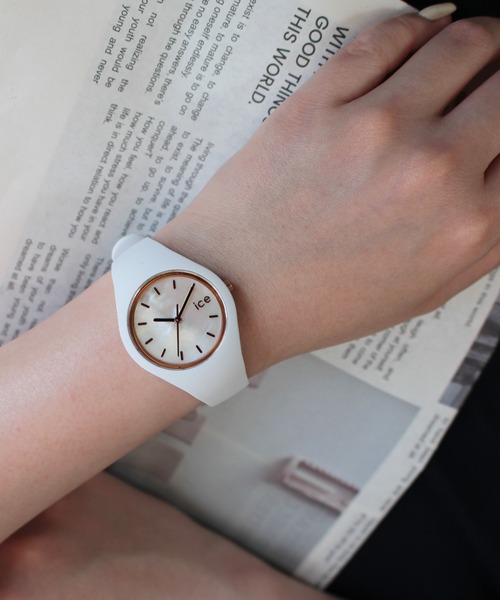 ICE WATCH(アイスウォッチ)の「「Ice-Watch アイスウォッチ」【ブランド累計54万本突破】 ICE pearl アイスパール スモール サイズ 3Hands(アナログ腕時計・レディース・ホワイト/ネイビー/グレー/ピンク/ホワイト×ピンク・SMALL/MEDIUM/X-SMALL)」の13枚目の写真