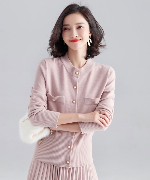 SAISON DE PAPILLON�i�Z�]���h�p�s�����j�́u�N���[�l�b�N�p�[���{�^���j�b�g�J�[�f�B�K���i�J�[�f�B�K���j�v�b�s���N