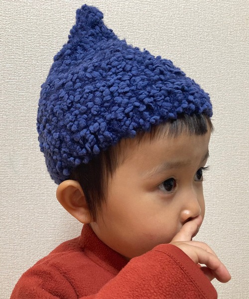 GRIN BUDDY(グリンバディ)の「【GRIN BUDDY(グリンバディ)】どんぐりニットキャップ/Donguri Knit Cap(キャップ・キッズ・ベージュ/ネイビー/ブラウン/グレー/オレンジ/マスタード/ピンクベージュ/ピンク/レッド/グリーン/ライトパープル/グリーン系その他/ブルー/アイボリー/ピンク系その他/ラベンダー/ミント/ライトブラウン・53cm)」の9枚目の写真