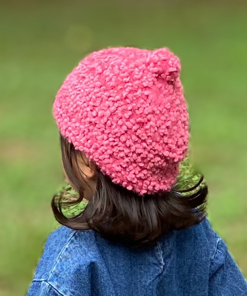 GRIN BUDDY(グリンバディ)の「【GRIN BUDDY(グリンバディ)】どんぐりニットキャップ/Donguri Knit Cap(キャップ・キッズ・ベージュ/ネイビー/ブラウン/グレー/オレンジ/マスタード/ピンクベージュ/ピンク/レッド/グリーン/ライトパープル/グリーン系その他/ブルー/アイボリー/ピンク系その他/ラベンダー/ミント/ライトブラウン・53cm)」の14枚目の写真
